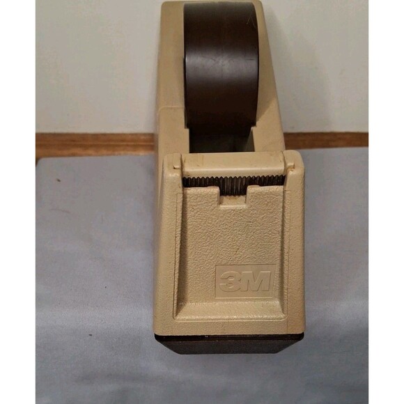 VINTAGE 3M SCOTCH C-25 COMMERCIAL WEIGHTED TAPE DISPENSER - Picture 2 of 6